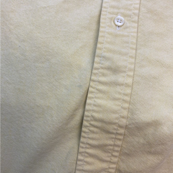 Ralph Lauren Button Down Shirt Classic Fit Yellow - Picture 10 of 12